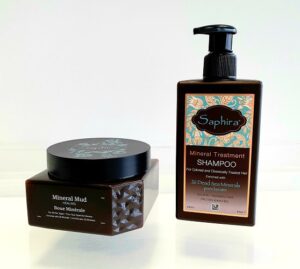 Komplekts matu atjaunošanai Saphira Mineral Treatment šampūns un māli