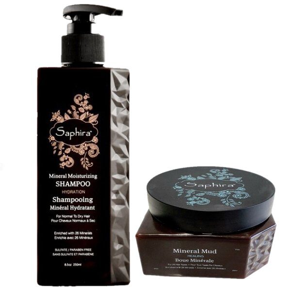 Komplekts matu mitrināšanai ar keratīnu Saphira Keratin Moisturizing 250 ml