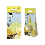 Smarža automašīnai THD VANILLA & LEMON 6.5 ML (ar vaniļas un citrona aromātiem)