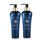 Atjaunojošs komplekts ķermeņa kopšanai T-LAB SAPPHIRE ENERGY (300 ML+300 ML)