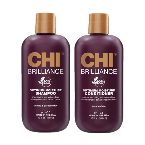 Komplekts intensīvai matu mitrināšanai CHI Deep Brilliance Duo 355ml+355ml