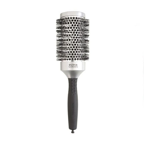 Apaļā matu suka Olivia Garden Pro Thermal Blowout Classic Silver 55mm