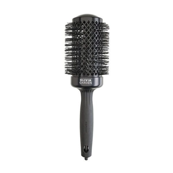 Apaļā matu suka Olivia Garden Ceramic+Ion Blowout Shine Black 55mm