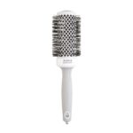 Apaļā matu suka Olivia Garden Ceramic+Ion Blowout Shine White&Grey 45mm