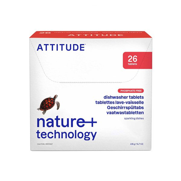 Attitude trauku mazgājamās mašīnas tabletes 26 gab. iepakojums