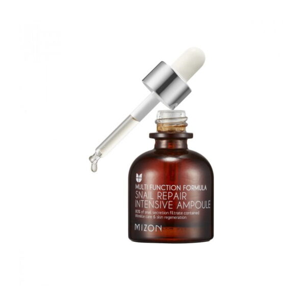 Mizon Snail Repair sejas serums 30ml — reģenerācija ar gliemežu ekstraktu