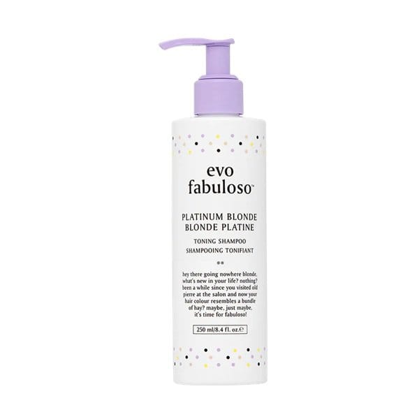 EVO Fabuloso Platinum Blonde tonējošais šampūns blondīnēm 250ml