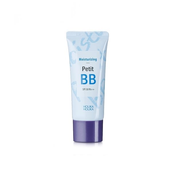 Kvalitatīva kosmētika: BB krēms normālai un sausai sejas ādai Holika Holika Moisturizing Petit SPF30 PA++ 30ml