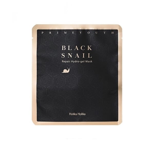 Skaistumkopšanas produkts: Auduma sejas maska ar melnā gliemeža ekstraktu Holika Holika Prime Youth Black Snail Repair 25g