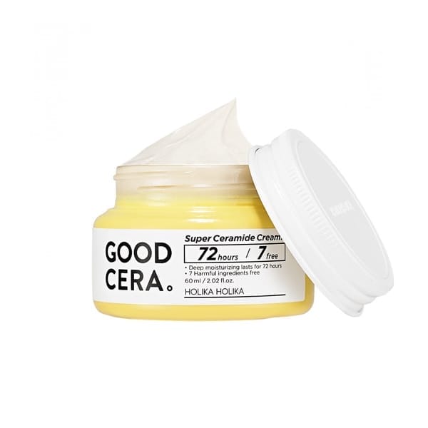Kvalitatīva kosmētika: Mitrinošs sejas krēms ar keramīdiem Holika Holika Good Cera 60ml