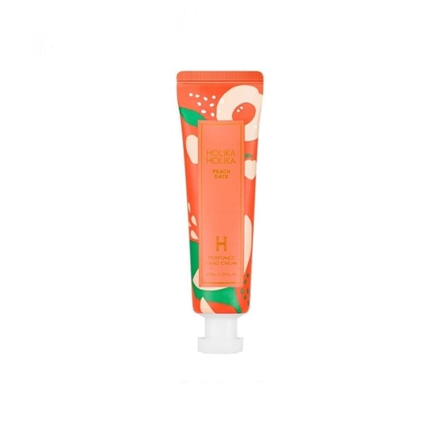 Kvalitatīva kosmētika: Roku krēms ar persiku aromātu Holika Holika Perfumed Peach Date 30ml