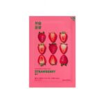 Pasūtīt internetā: Auduma sejas maska ādas atsvaidzināšanai Holika Holika Pure Essence Strawberry 23ml