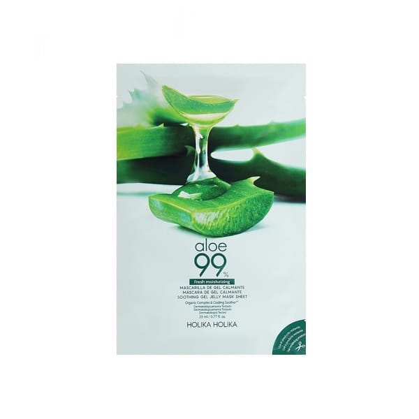 Pasūtīt internetā: Auduma sejas maska ar alveju Holika Holika Aloe 99% 23ml