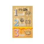 Kvalitatīva kosmētika: Plāksteri deguna melno punktu tīrīšanai Holika Holika Pig Nose Clear Black Head 3-Step Kit Honey Gold 8g
