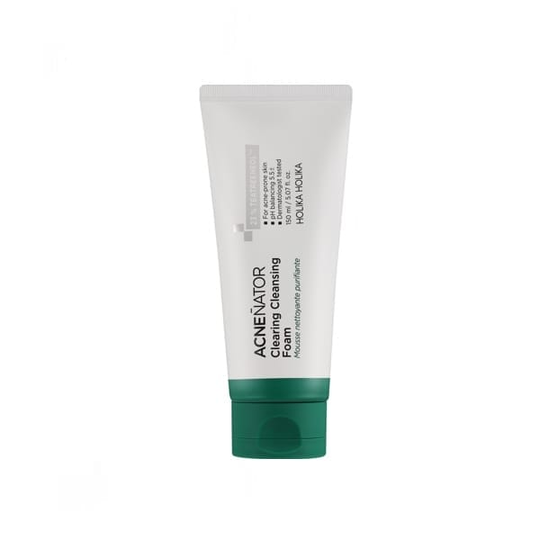Kvalitatīva kosmētika: Putas aknes skartas sejas ādas attīrīšanai Holika Holika Acnenator Clearing 150ml